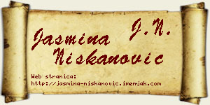 Jasmina Niškanović vizit kartica